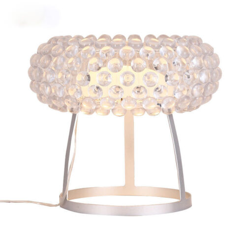 Lamp Contemporary Foscarini Caboche, Clear Acrylic Table Lamp