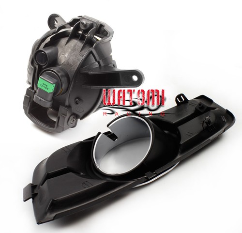 09-14 CHEVY CRUZE BUMPER DRIVING CLEAR FOG LIGHTS+CHROME//BLACK COVER+HARNESS KIT