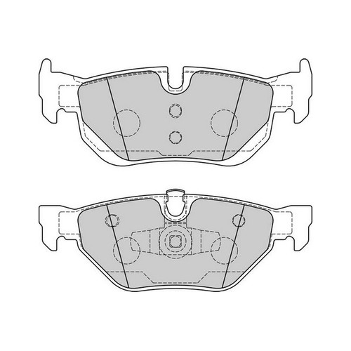 1x OE Quality Economy Engineered Replacement Front Axle Brake Pad Set