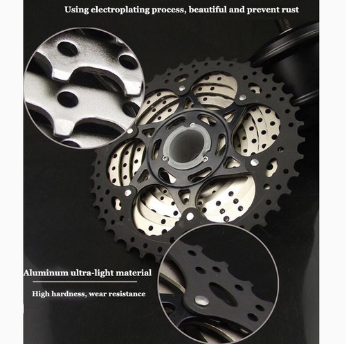 SunRace 10 Speed MTB Bike Cassette 10S 11-40//42//46T Fit Shimano SRAM Freewheel