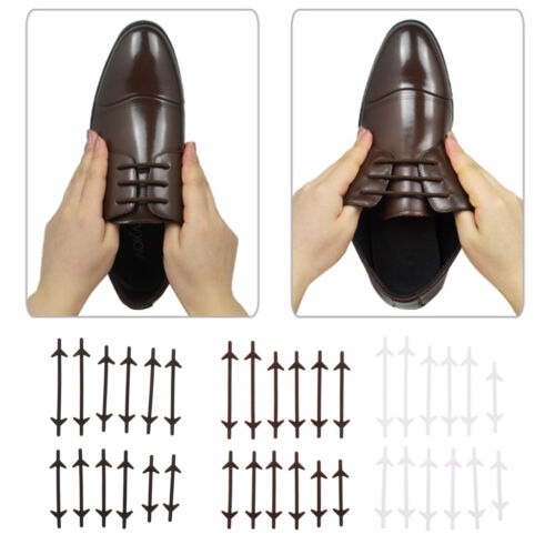 36x Cool Elastic Silicone Easy No Tie Shoelaces Shoe Lace Set For Adult Kids 
