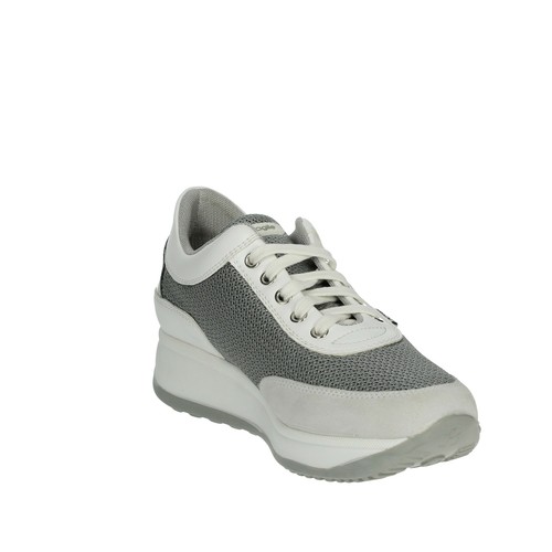 Sneakers bassa Agile by Rucoline Camoscio//tessuto Donna Bianco 1304