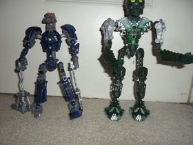 Lego Bionicle Lot of Two Figures TAO Incompletes AS IS - See Pictures!