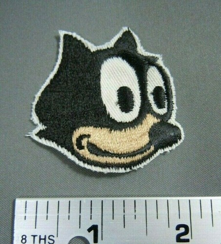 1.75/" Vintage Felix the Cat Embroidered Iron-On Patch