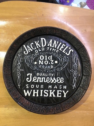 Jack Daniels Old No 7 Tennessee Whiskey Barrel Sign 10/" x 10/"Bar Decor MAN CAVE