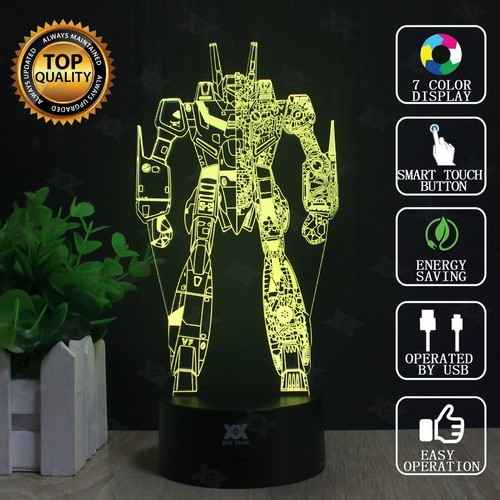 Batman Iron Man Deadpool 3D LED 7 Colour Night Light Desk Table Art Lamp Gift