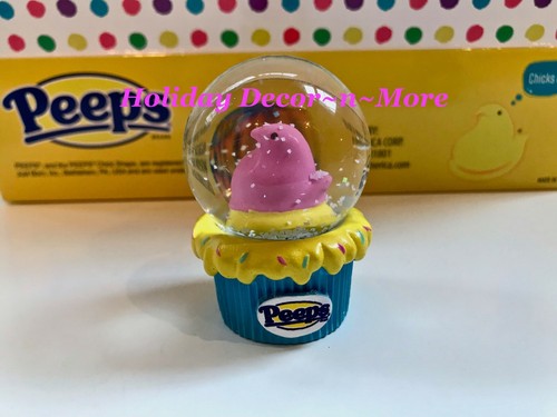 PEEPS MINI SNOW GLOBE COLLECTIBLE CHICK EASTER BASKET FILLER GIFT CUPCAKE