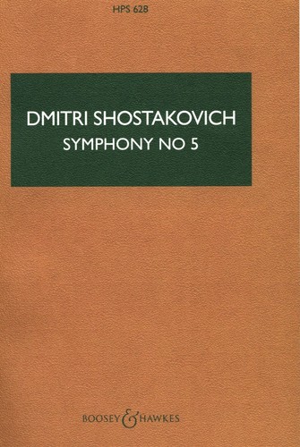 Symphony No study score Hawkes Pocket Scores HPS 628 orchestra 5 op 47
