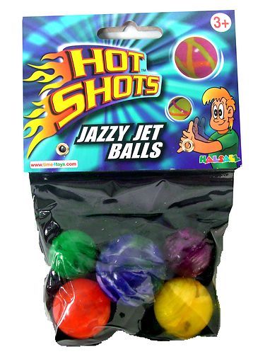 Hot Shots-jazzy Jet Power Ball Pack de 5 assortis-sac de fête charges cadeau