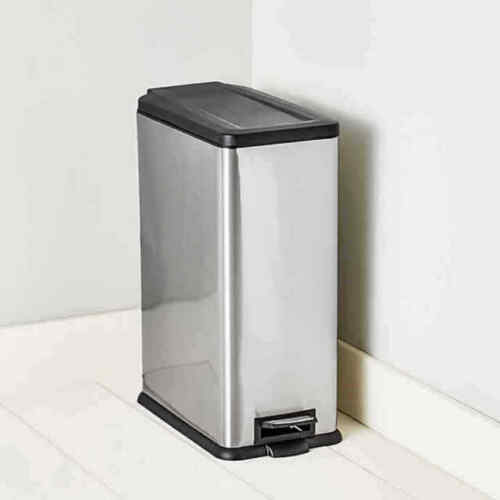 SALT™ 45 Liter Rectangular Slim Step Trash Can