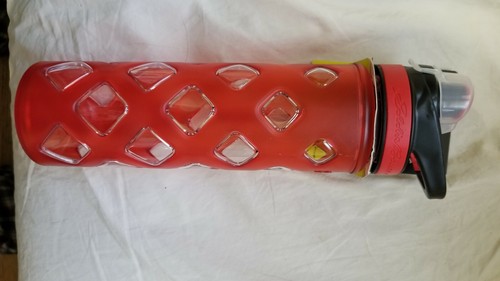 Eddie Bauer blocktagon Bouteille Rouge NEUF *