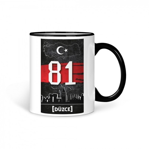 TASSE Kaffeetasse Türkei Düzce 81 Türkiye Plaka V2