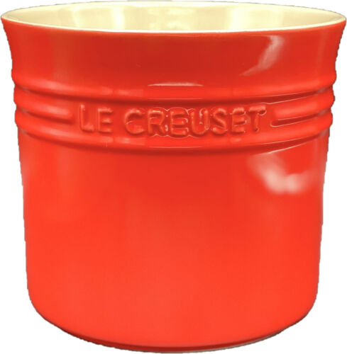 Le Creuset Utensil Crock 2.4 Quart Large Red NEW 