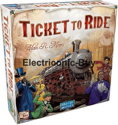 Days of Wonder Ticket To Ride by Alan R Moon Train Adventure Board Game Free US
