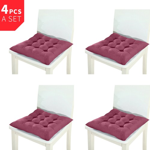 Square Chair Pad Cushion Cover Thicker Seat Cushion Dining Patio Home Office gif
