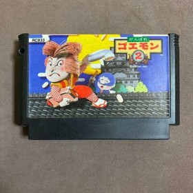 Konami 1989 GANBARE GOEMON 2 Nintendo Famicom NES Used Japanese Retro Game Rare