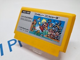 4 Famicom Cart Lot- Super Mario Bros., Lode Runner, Bird Week & Master Class: My