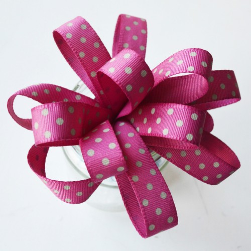 Qualité grosgrain ruban 15mm pois à pois vichy vérifier
