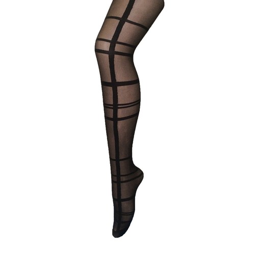 Women/'s Thin Fancy Patterned Semi Opaque Designer Tights 8-14 UK