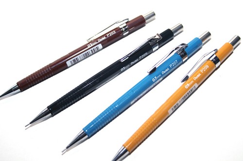 /"Conjunto de 10.2cm Pentel P200 Serie Mecánico Lápices 0.3mm//0.5//0.7//0.9mm