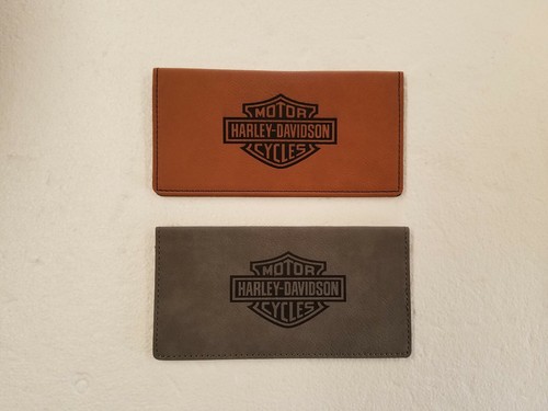 Harley Davidson Leather Checkbook Cover