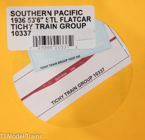 1936 Decal Tichy Train Group HO #10337 Southern Pacific 53/'6/" Stl Flatcar