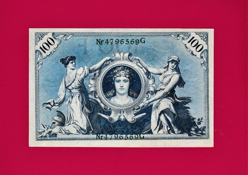Pick-34 100 Mark 1908 Germany AUnc Reichsbanknote SCARCE in High Grade