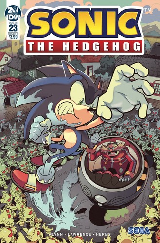 SONIC THE HEDGEHOG #23 YARDLEY VARIANT IDW COMICS VIDEO GAME SEGA TAILS