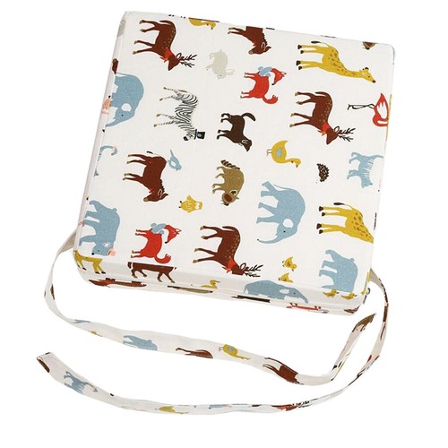 Justierbares Kind beige Muster das Stuhl Zusatzkissen Baby Kindersitz