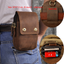 Leather Mens Thigh Drop Leg Hook Bum Bag Fanny Pack Waist Bag Belt Phone Pouch K