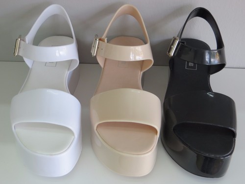 MAUI Jelly Wedge Women shoes Jelly Flat Sandal Jelly Shoes