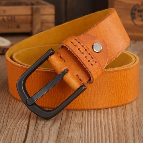 Cinturon de Cuero hombre Vintage Men Belt Luxury designer strap women Quality