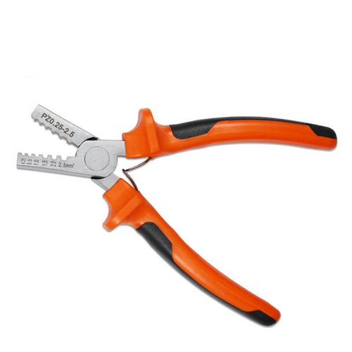 Rot 0.25-2.5mm² Crimpzange Kabelschuhzange Aderendhülsenzange Zange Presszange