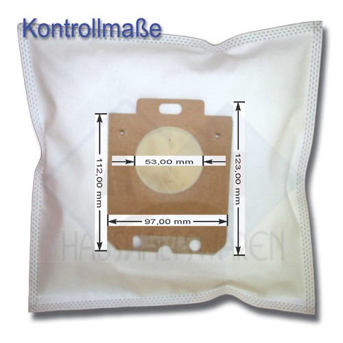 101.313 101.352 20 sacs pour aspirateur adapté pour privilège//Source 101.252