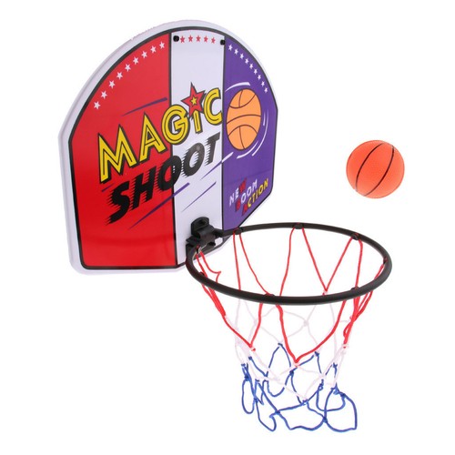 Indoors Mini Basketball Hoop For Door Wall Portable Shatterproof 40x31cm