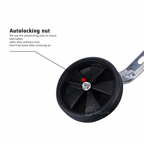 12-20/" Universal Bicycle Training Wheels Children Bike Side Wheels Stabiliser