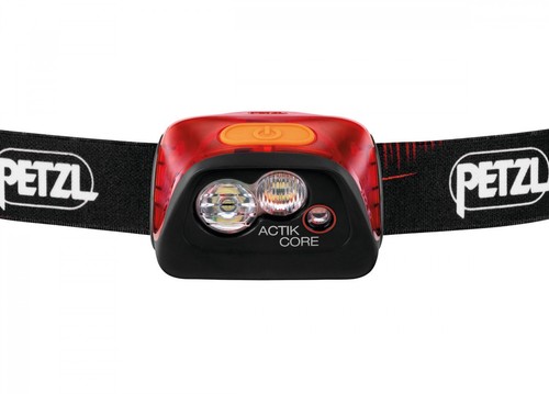 Petzl actik Core Red DEL Lampe Frontale Incl Core-Batterie e099ga01 450 LM 75 g