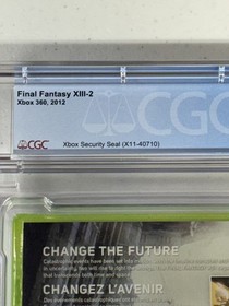 Final Fantasy XIII-2 Xbox 360 CGC Graded 10 A++ Seal