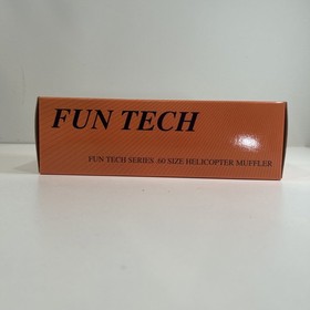 Funtech Series .60 Size Helicopter Muffler In Box Storage Find READ