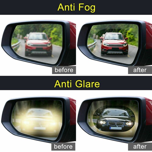 Rainproof Car Wing Mirrors Anti-fog Protective Film Sticker Rain Shield 2 Pcs