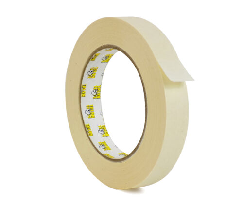 60 yds //roll Case of 72 Rolls WOD Masking Tape 1//2 inch for General Purpose