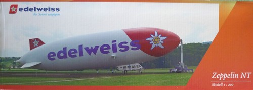 Herpa Wings 1:200 Zeppelin NT Edelweiss Air D-lzzf 557528