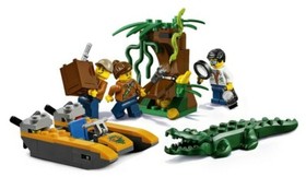 LEGO CITY - JUNGLE STARTER SET AGES 5-12 OUT OF CATALOG ART 60157