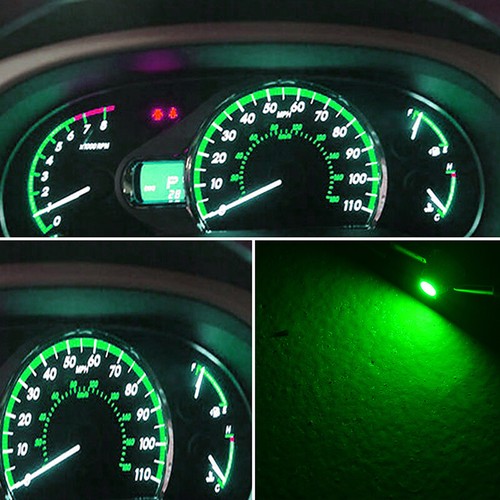 20PCS T3 LED Neo Car Wedge Instrument Dashboard Gauge Cluster Bulb Lights Green
