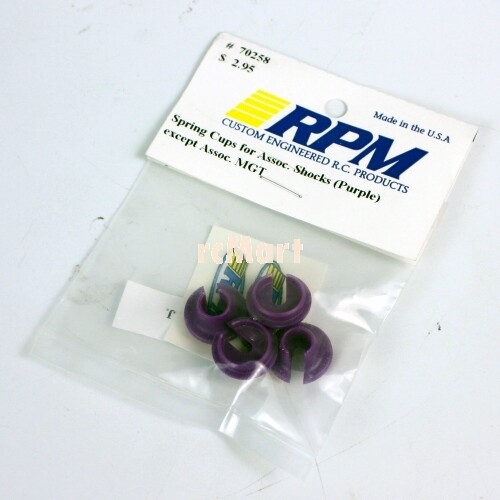 RPM Spring Cups Pourpre pour Team Associated HPI 1:10 Contrôle Radio Voiture Véhicules #70258