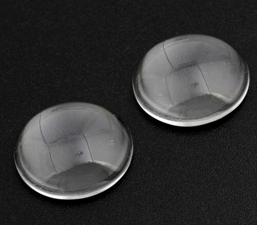 120 Claire Verre Cabochon Bijoux Rond 12 mm Super Optique A Grade mode r183#3