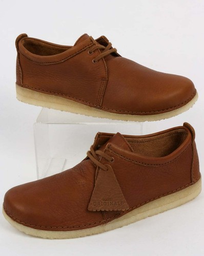 Clarks Originals Ashton Leather Shoes BNIBWT Cola