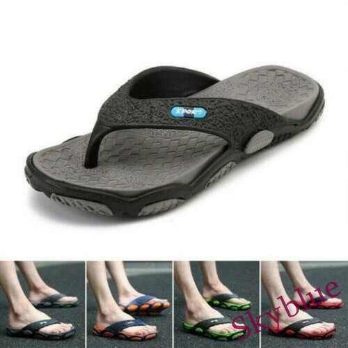 Summer Mens Shoes Beach Shoes Wedge Clip Toe Sandals Thongs Sport Shower size