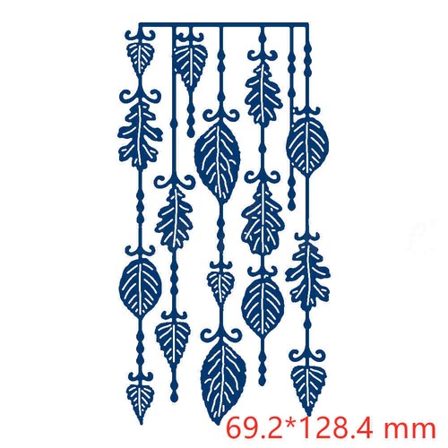 Gentleman Bridegroom Bride Tropical Plants Flowers Vine Metal Cutting Dies