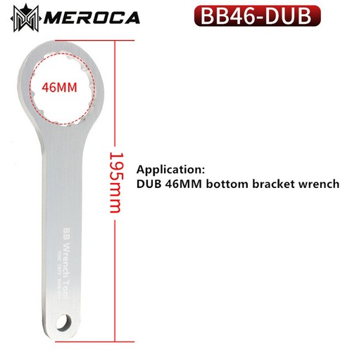 Bike Bottom Bracket Wrench 46//49mm 12//24 Notch Bicycle Spanner Repair Tool